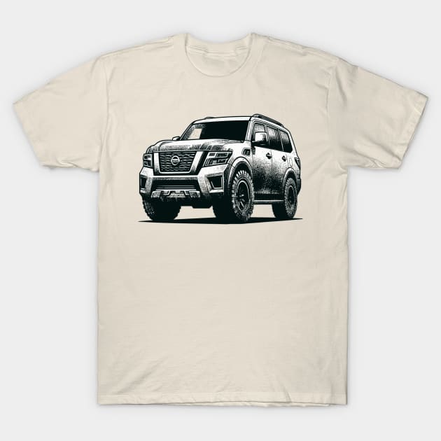 Nissan Armada T-Shirt by Vehicles-Art